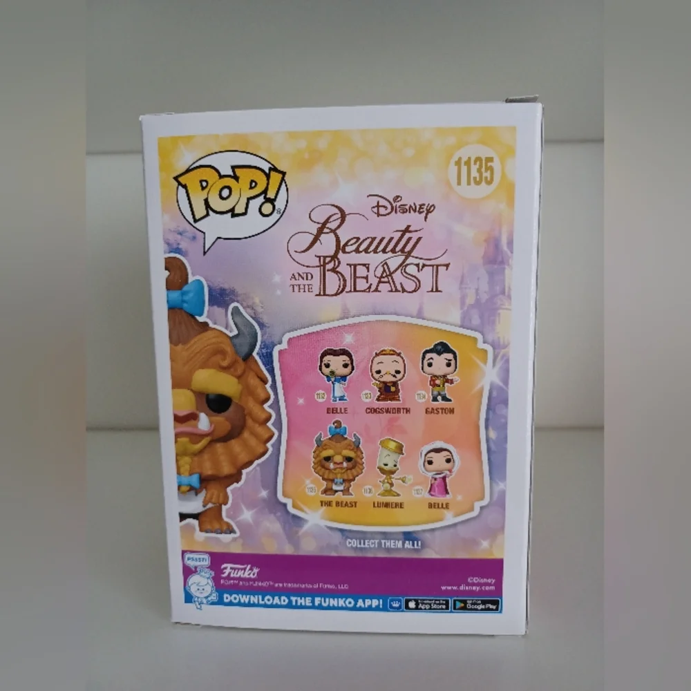 Disney The Beast Beauty And‎ The Beast 1135 Vinyl Figure Funko Pop Collection
